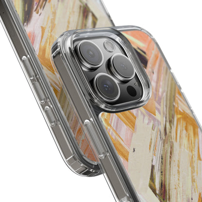 Clear Phone Case – Brush & Bronze