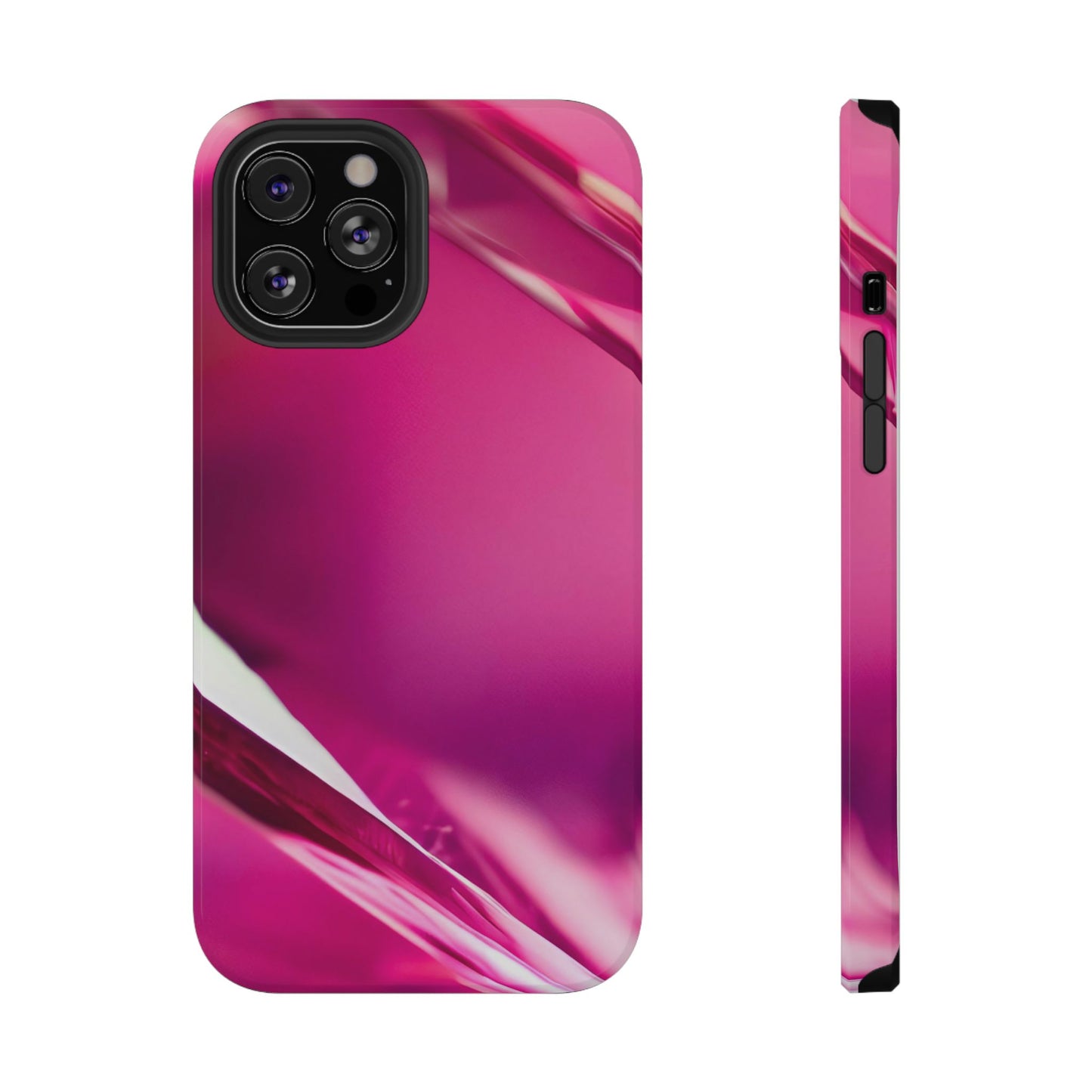 Impact-Resistant Phone Case – Magenta Motion