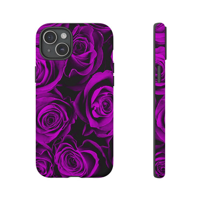 Protective Phone Case – Amethyst Roses