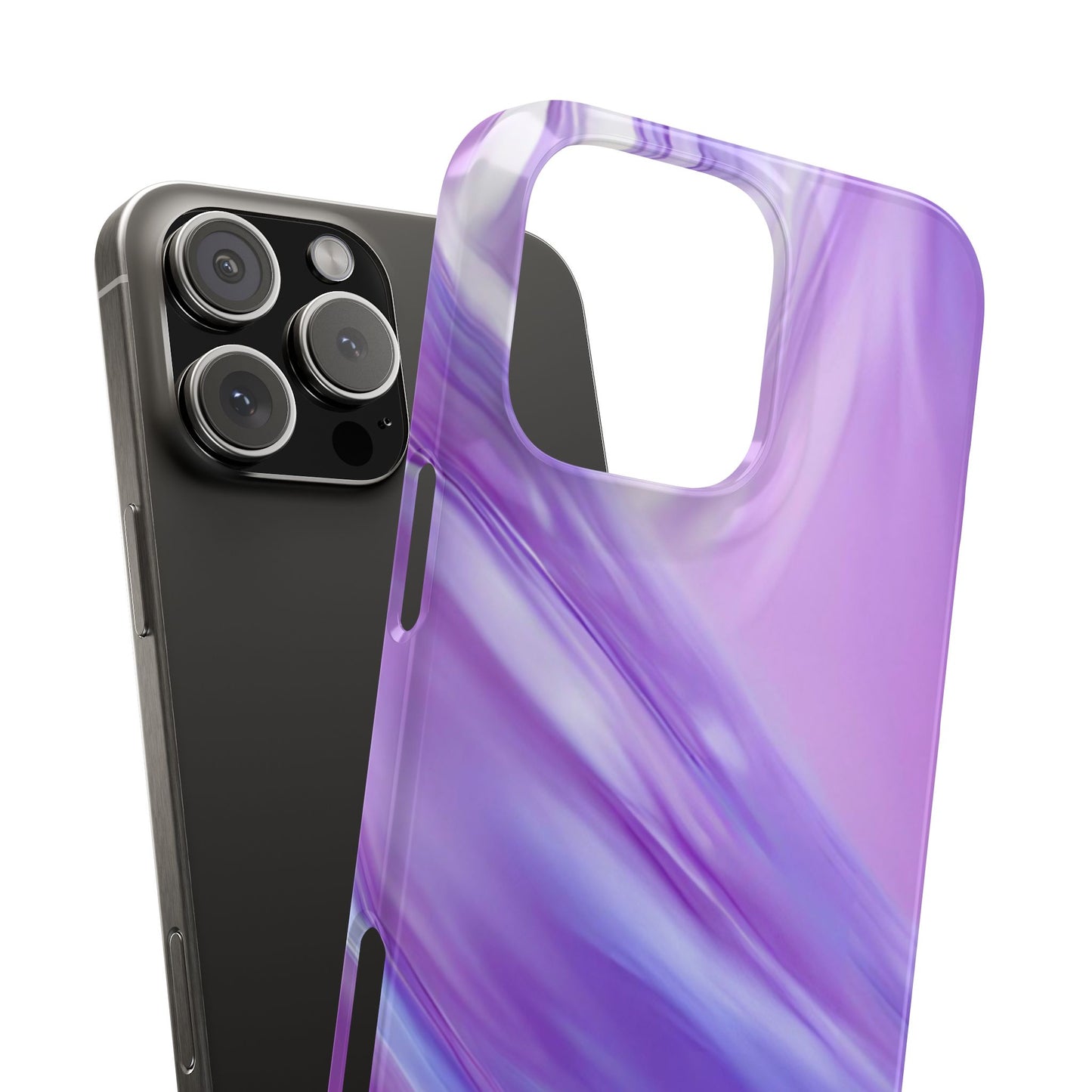 Snap Phone Case – Lavender Wave