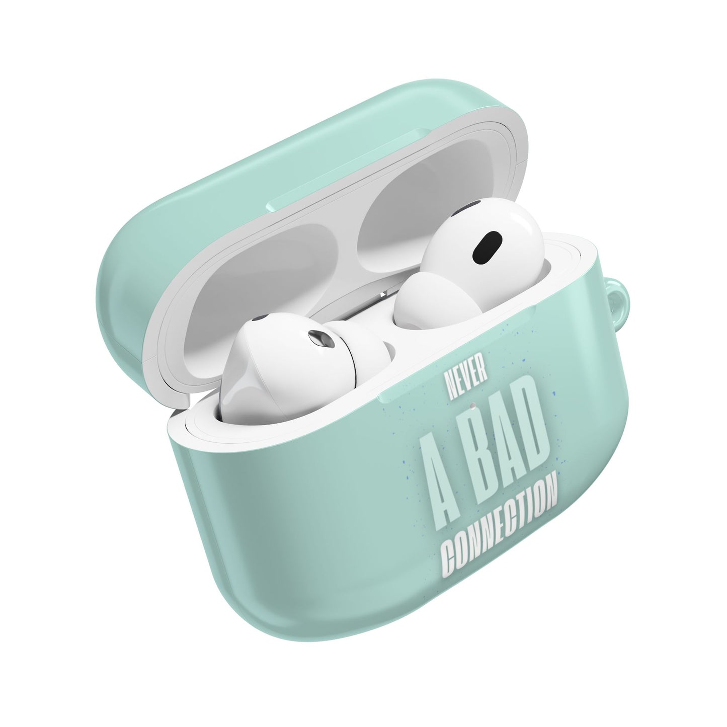 Earbud Case Cover – Never a Bad Connection Mint Ice Cream