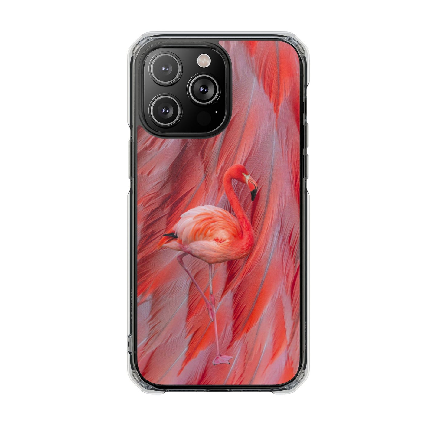 Clear Magnetic Phone Case – Scarlet Plume
