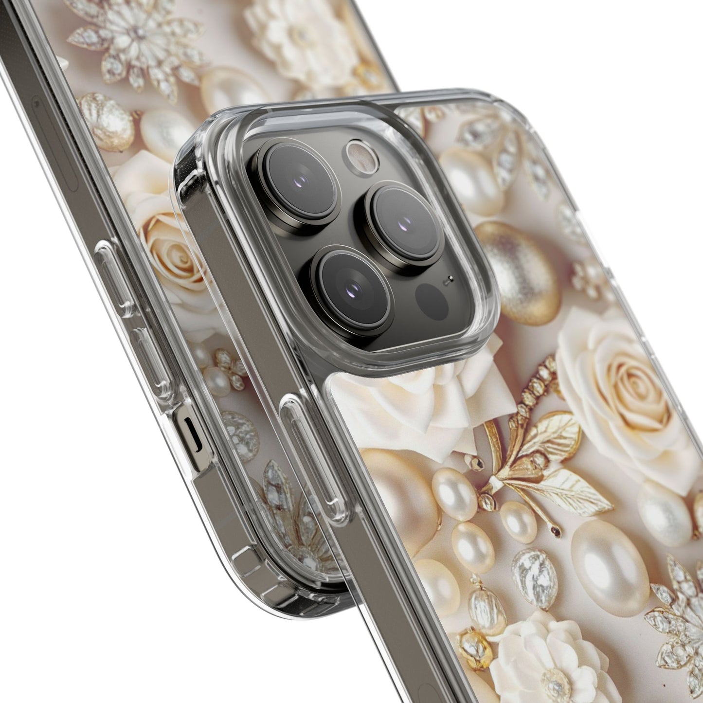 Clear Phone Case – Ivory Opulence