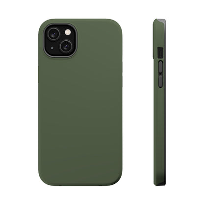 Wireless-Charging Compatible Case – Cabin Green – Compatible with iPhone 13–17 & Samsung Galaxy S25–S26 Series