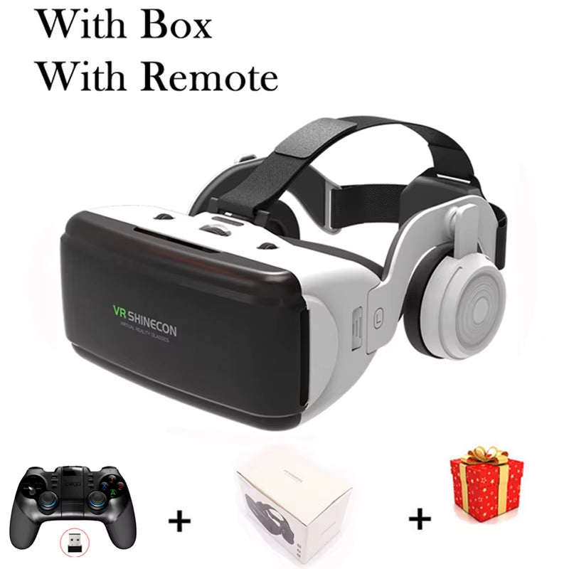 VR Shinecon Casque 3D Helmet Headset Virtual Reality Glasses for Iphone Android Smart Phone Smartphone Viar Goggles Binoculars