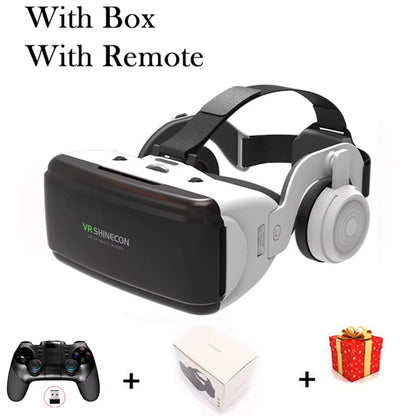 VR Shinecon Casque 3D Helmet Headset Virtual Reality Glasses for Iphone Android Smart Phone Smartphone Viar Goggles Binoculars