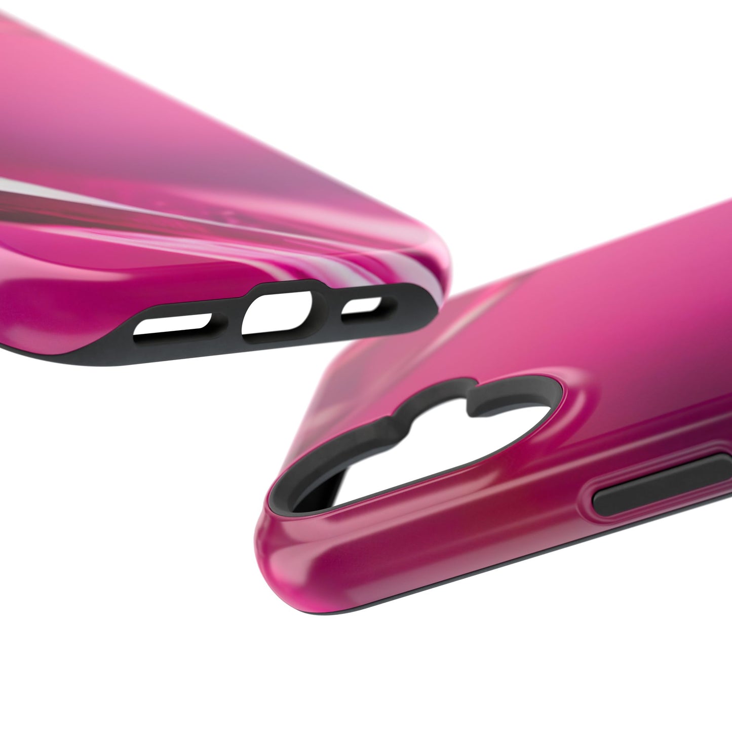 Impact-Resistant Phone Case – Magenta Motion