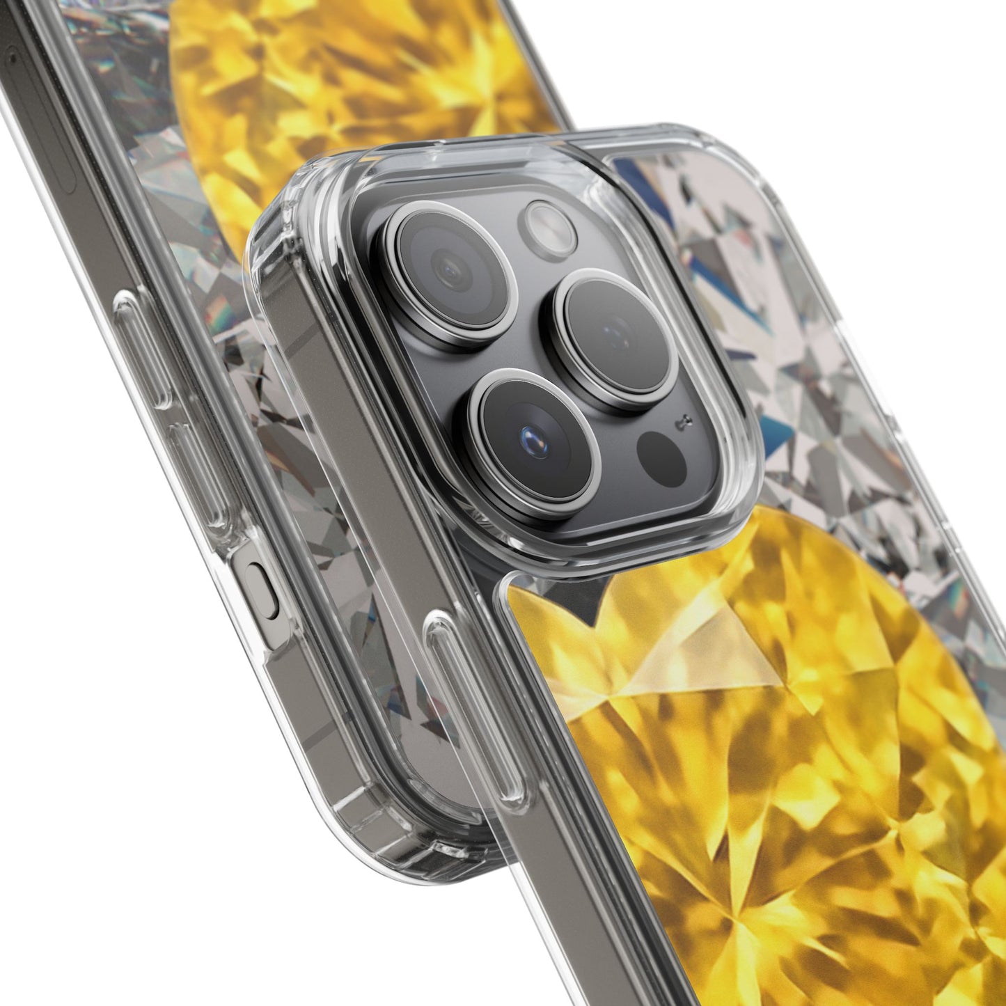 Clear Phone Case – Heart of Gold