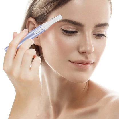 Eyebrow Hair Trimmer Women Electric Hair Remover Eyebrow Shaper Pen Portable Facial Hair Razor for Facial Hair Removal & Eyebrows