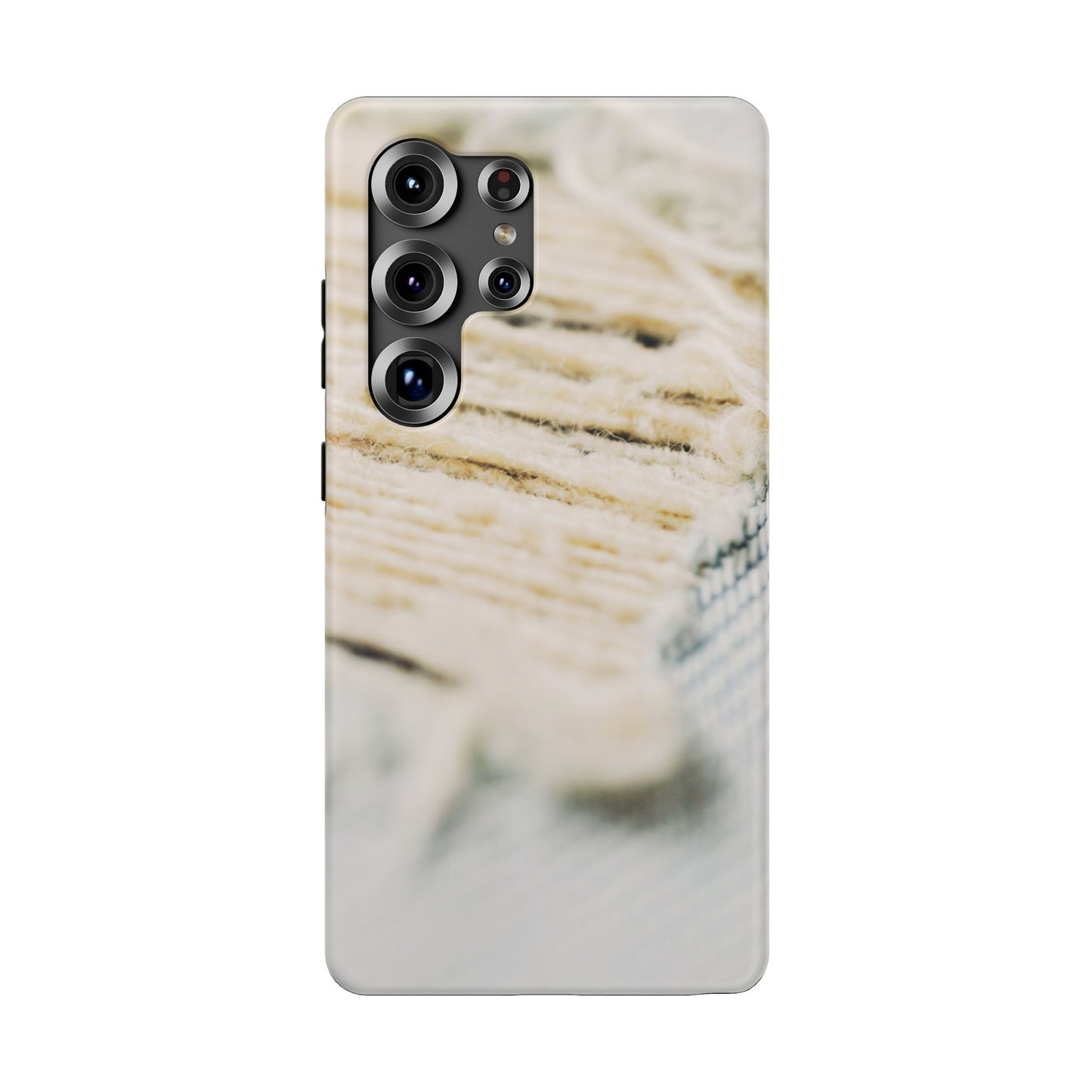 Impact-Resistant Phone Case – Woven Warmth
