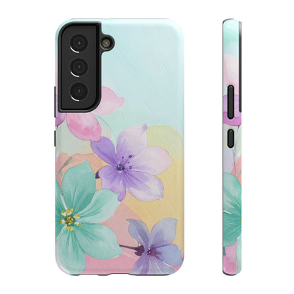 Impact-Resistant Phone Case – Water Petal