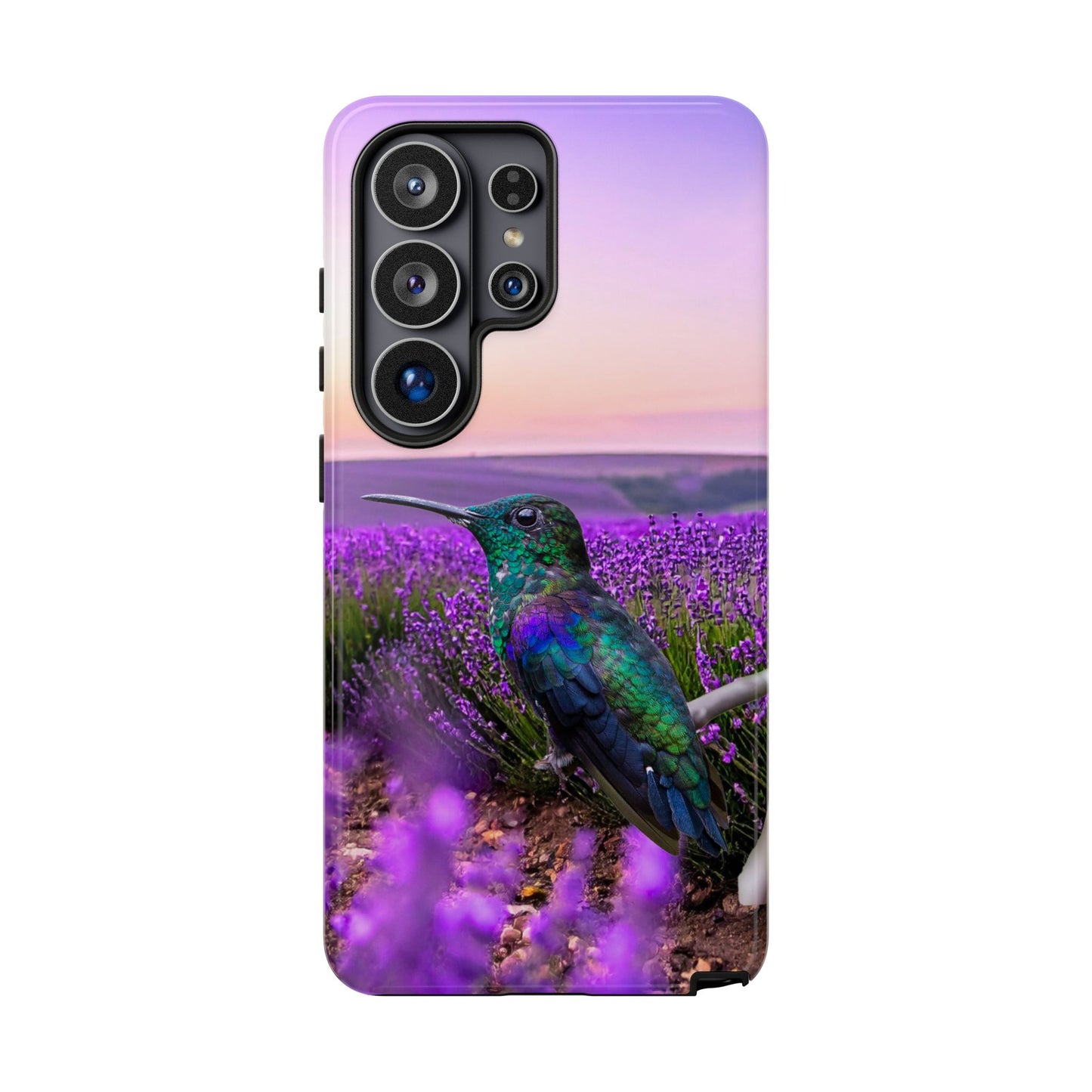 Protective Phone Case – Hummingbird Reverie
