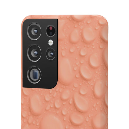 Snap Phone Case – Apricot Rain