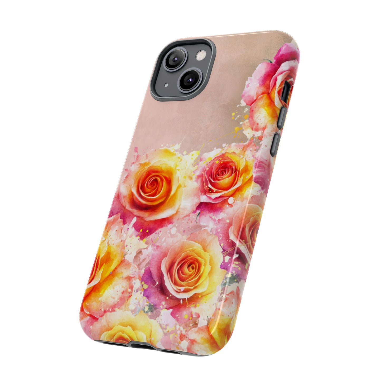 Protective Phone Case – Sunset Roses