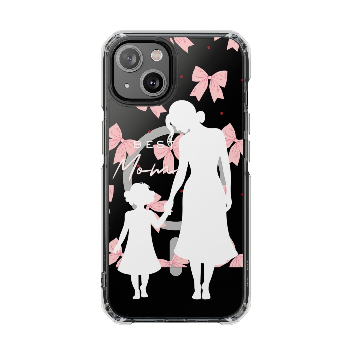 Clear Magnetic Phone Case – Best Mom: My Little Girl