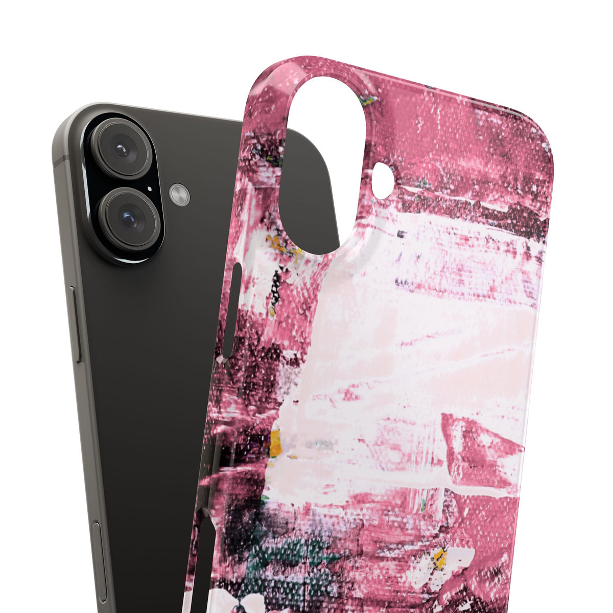 Slim Phone Case – Faded Cranberry – Compatible with iPhone 11–17 Series