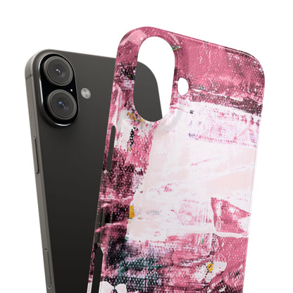 Slim Phone Case – Faded Cranberry – Compatible with iPhone 11–17 Series
