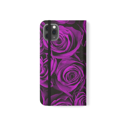 Flip Case – Amethyst Roses