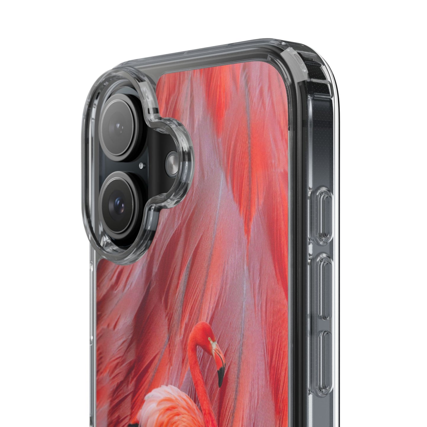 Clear Phone Case – Scarlet Plume