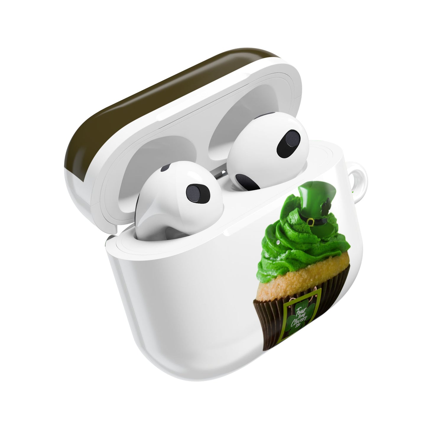 Wireless Earbud Case Cover – Lucky Clover Cupcake