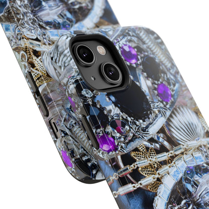 Impact-Resistant Phone Case – Chrome Jewel