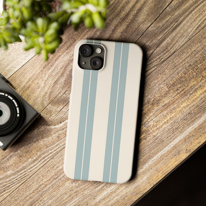 Slim Phone Case – Coastal Stripe