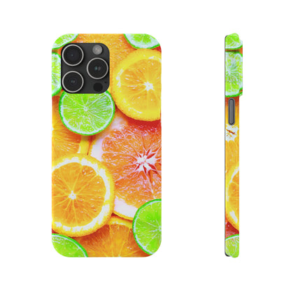 Slim Phone Case – Sunkissed Citrus