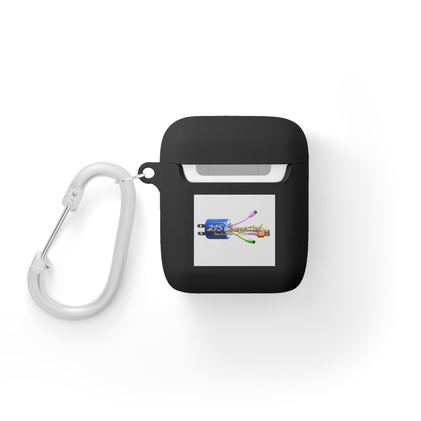 Wireless Earbud Case Cover – Pigeon Design Slim Drop Protection with Carabiner Clip