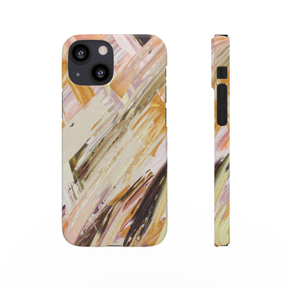 Snap Phone Case – Brush & Bronze