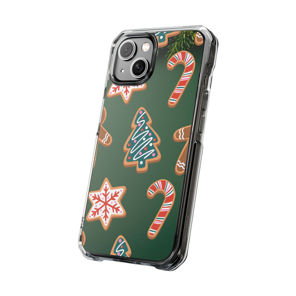 Clear Magnetic Phone Case – Cookie Season – Compatible with iPhone 14–17 Series