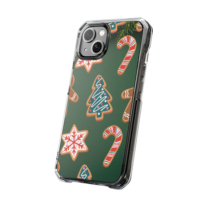 Clear Magnetic Phone Case – Cookie Season – Compatible with iPhone 14–17 Series