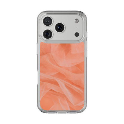 Clear Phone Case – Coral Veil
