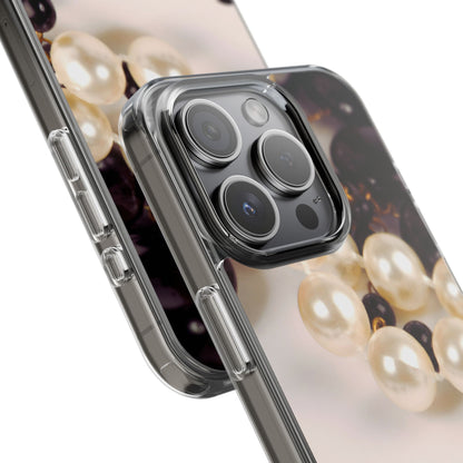 Clear Phone Case – Noir Pearl
