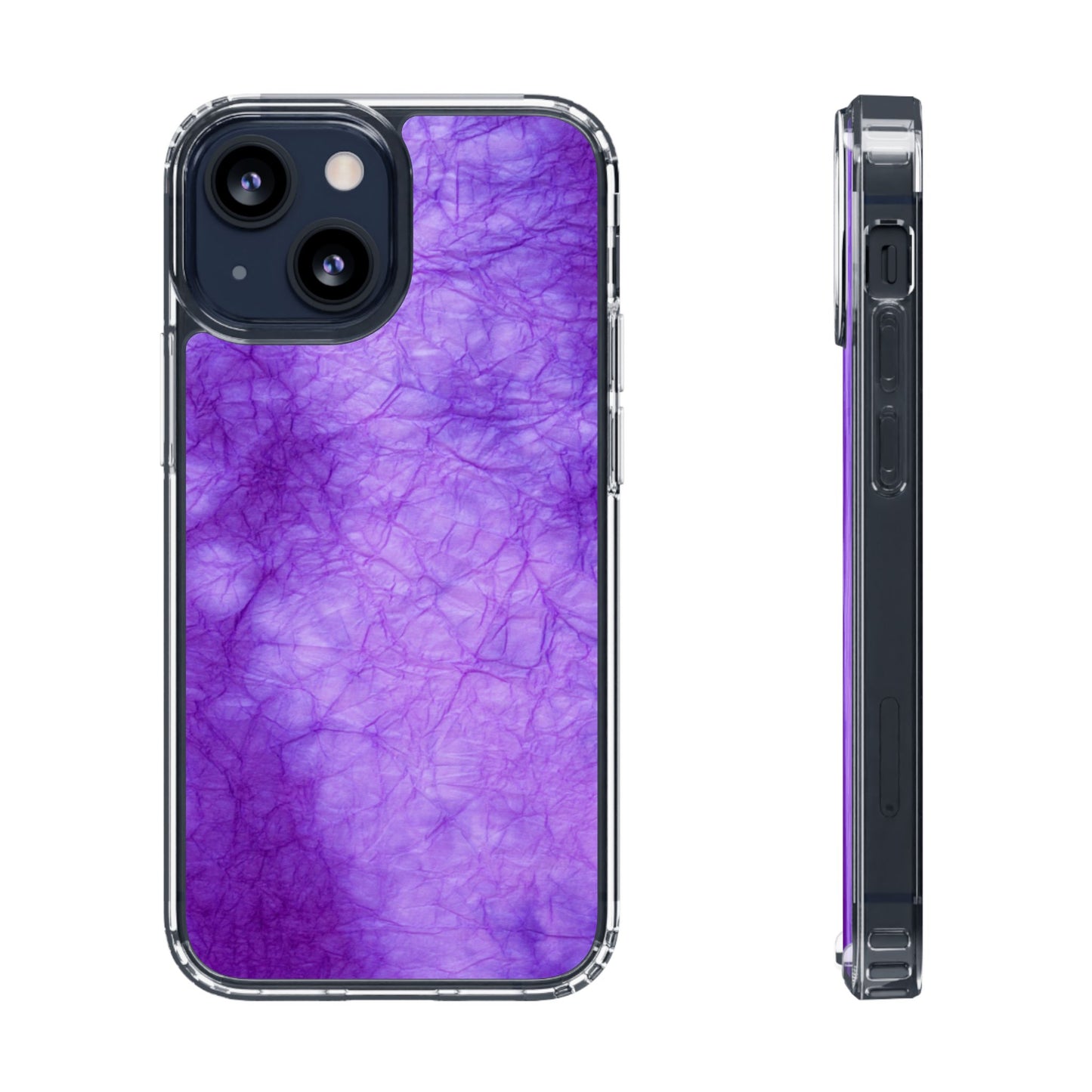 Clear Phone Case – Neon Dusk