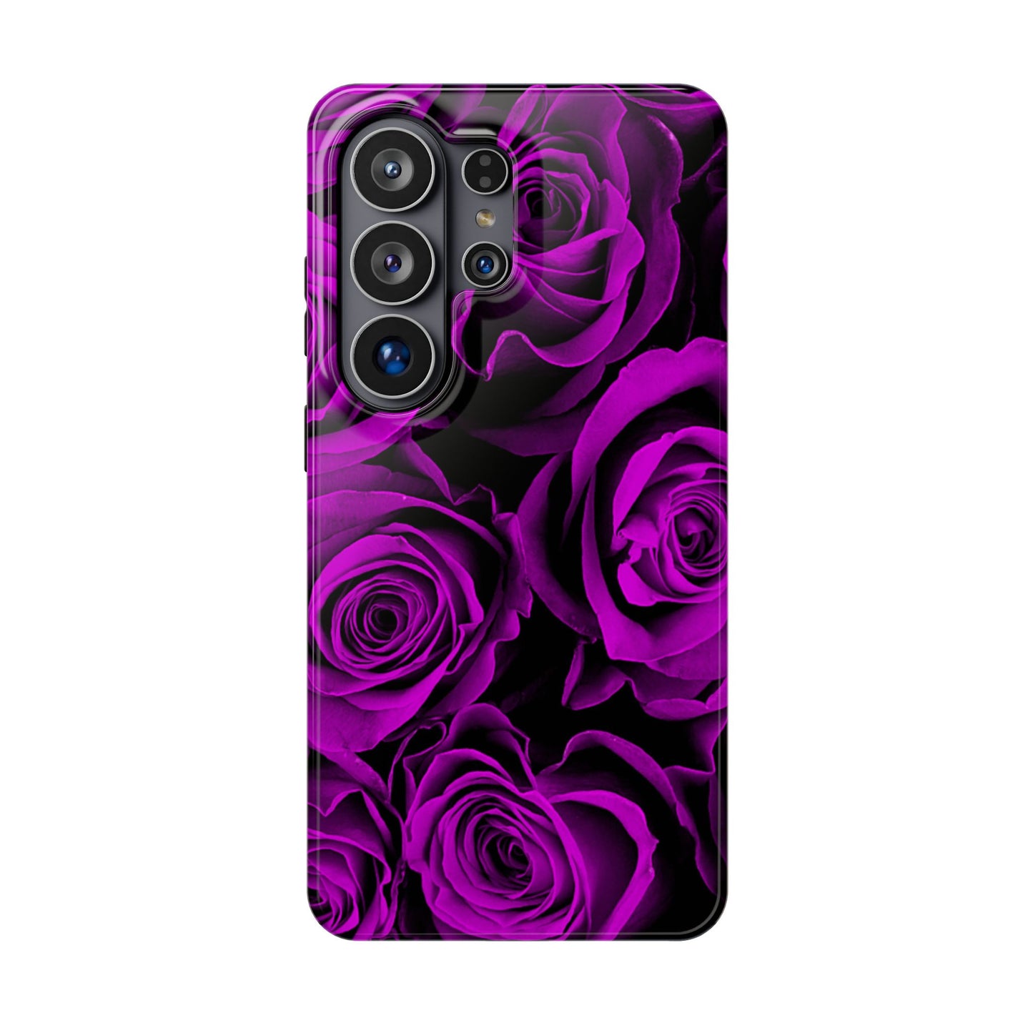 Wireless-Charging Compatible Case – Amethyst Roses