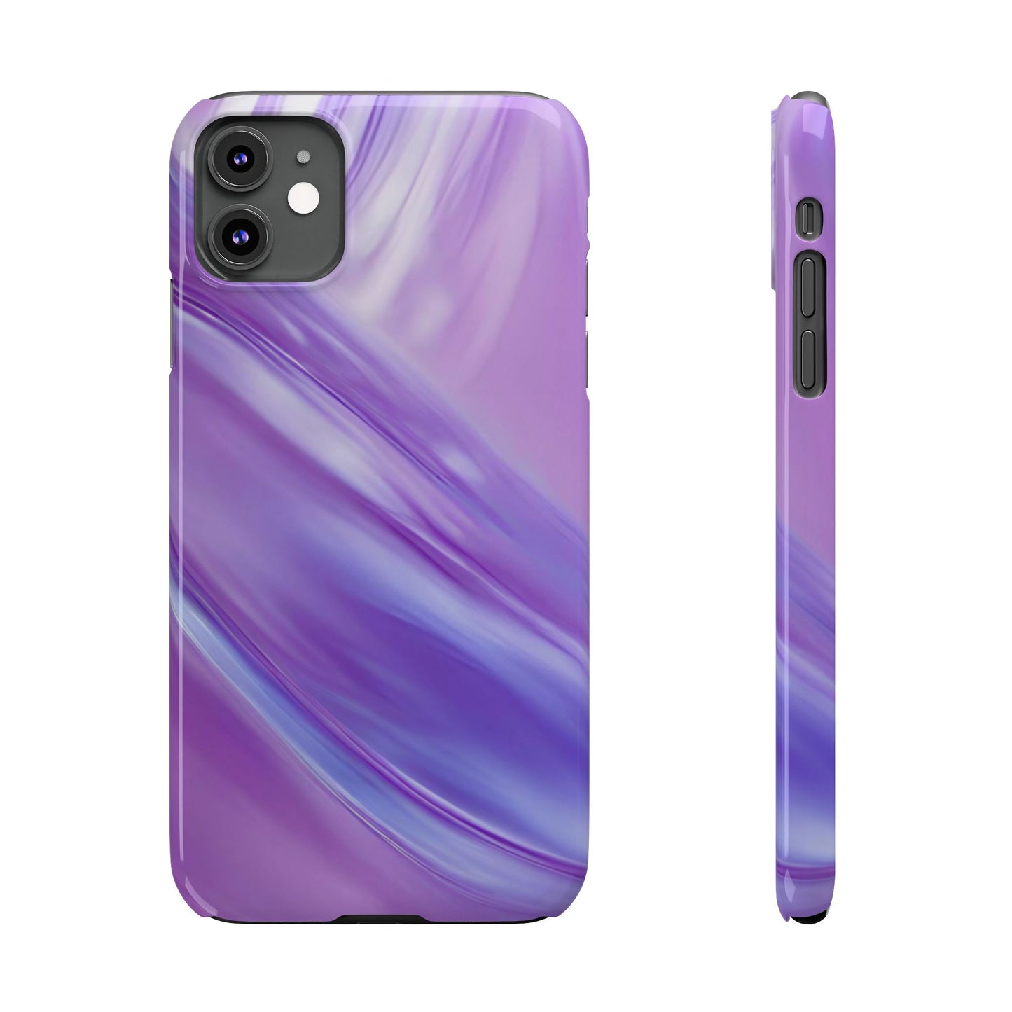 Slim Phone Case – Lavender Wave