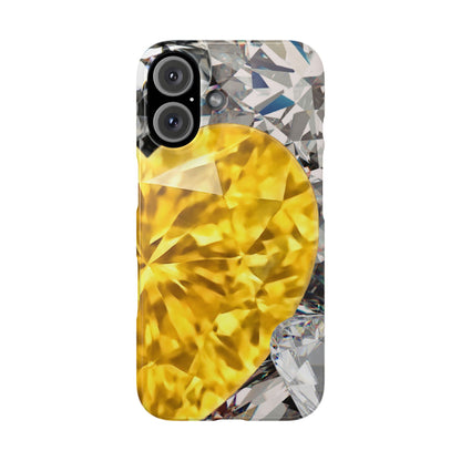 Snap Phone Case – Heart of Gold