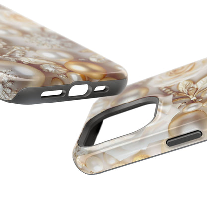 Impact-Resistant Phone Case – Ivory Opulence