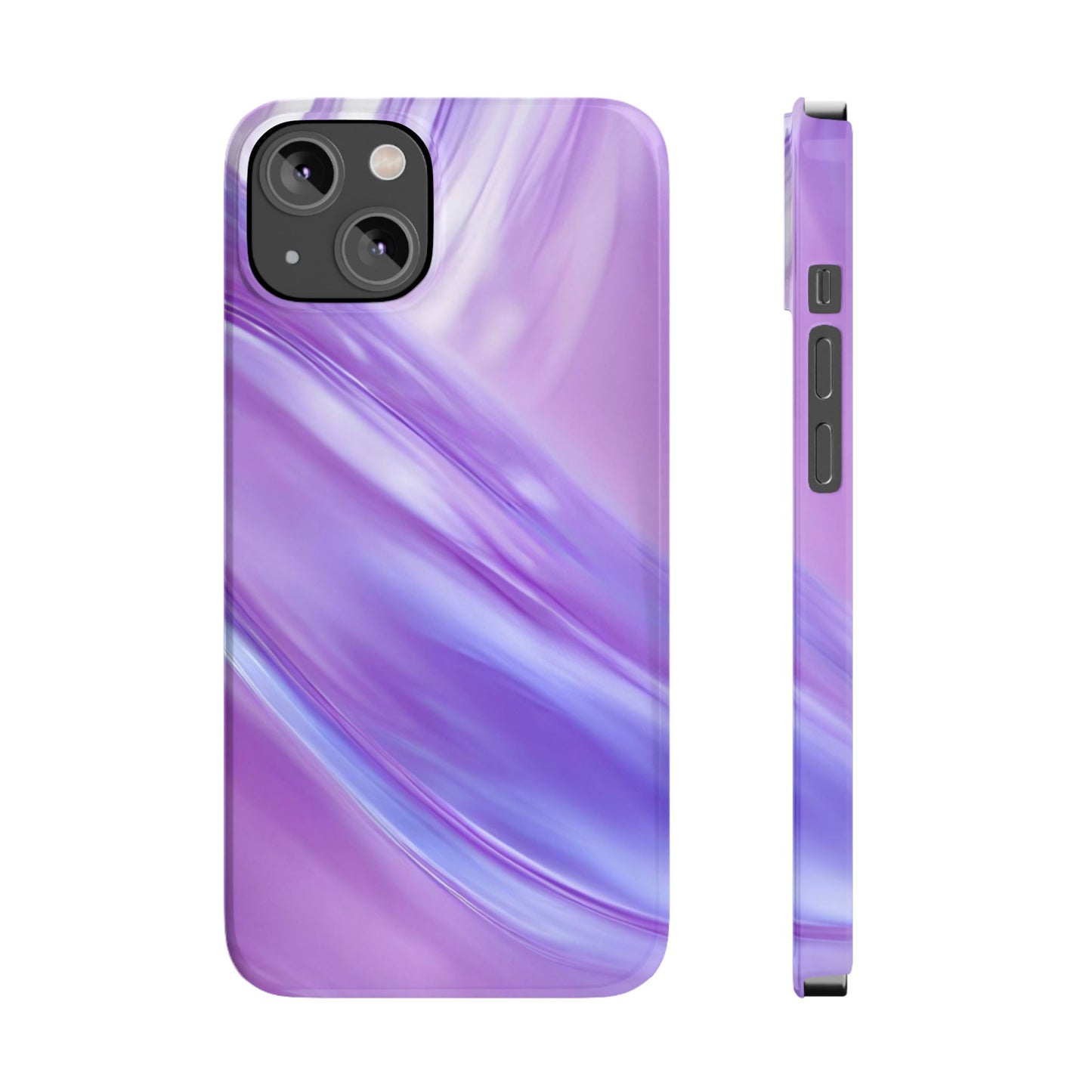 Slim Phone Case – Lavender Wave