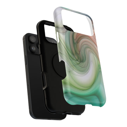Impact-Resistant Phone Case – Marble Flow