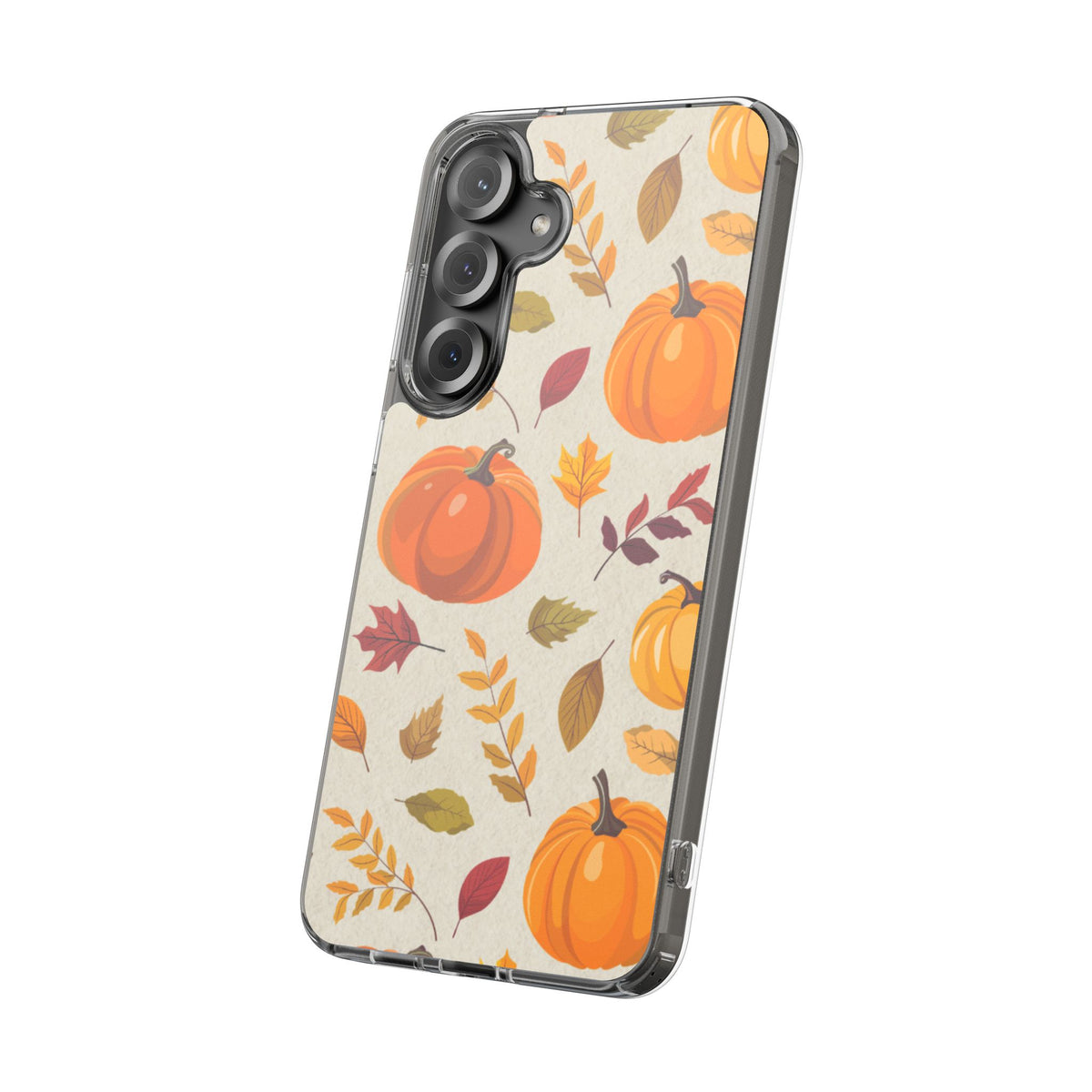 Clear Phone Case – Falling for Pumpkin