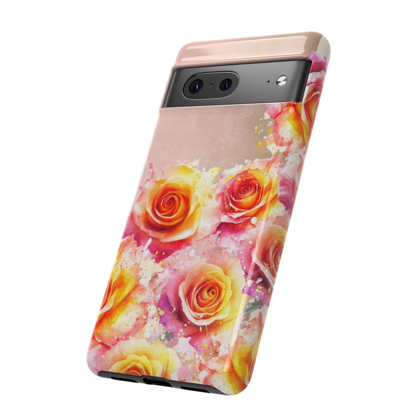 Protective Phone Case – Sunset Roses