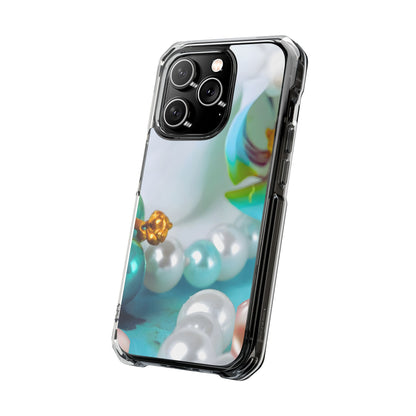 Clear Magnetic Phone Case – Mermaid's Pearl
