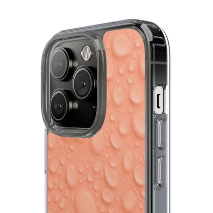 Clear Phone Case – Apricot Rain