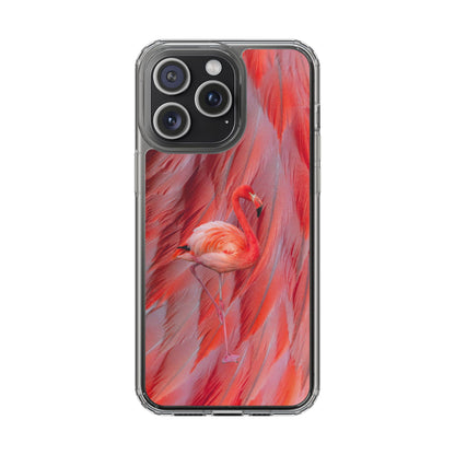 Clear Phone Case – Scarlet Plume