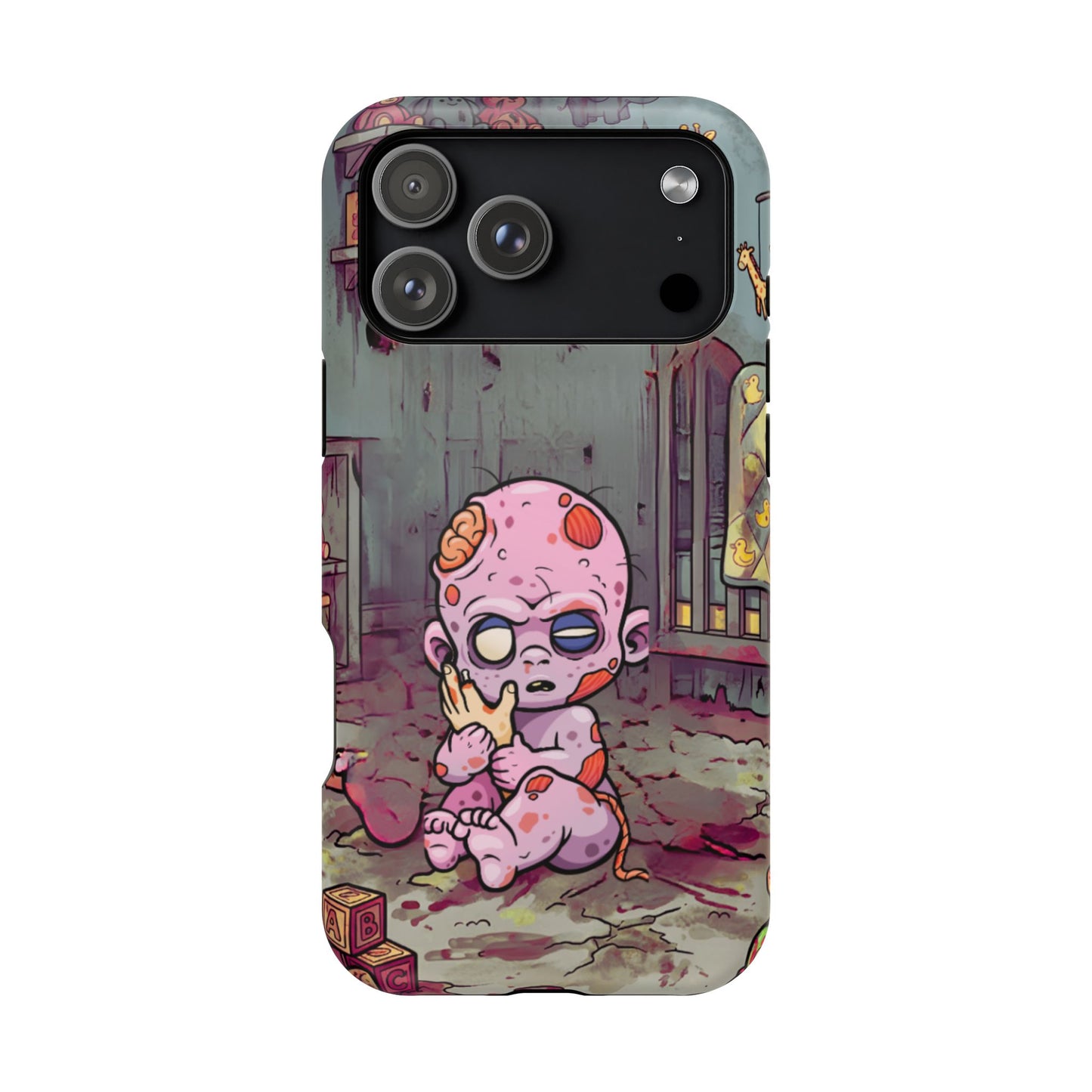 Zombie Baby Phone Case — Cute Creepy Impact-Resistant iPhone Case
