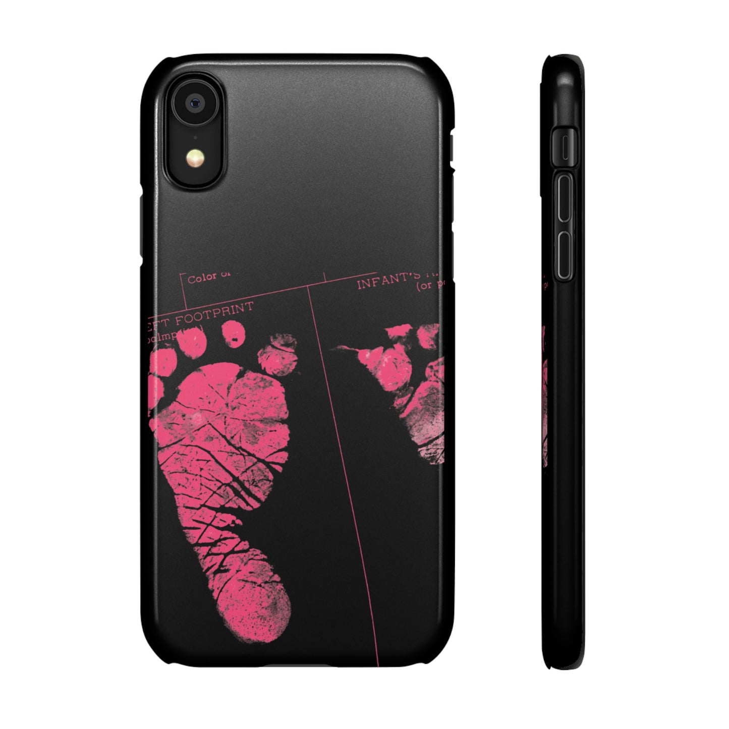 Snap Phone Case – Mom’s Little Pink Footprints