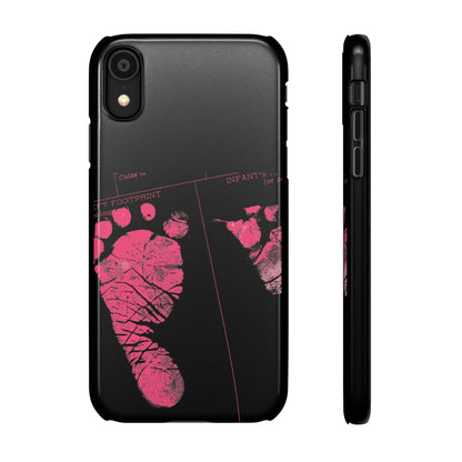 Snap Phone Case – Mom’s Little Pink Footprints