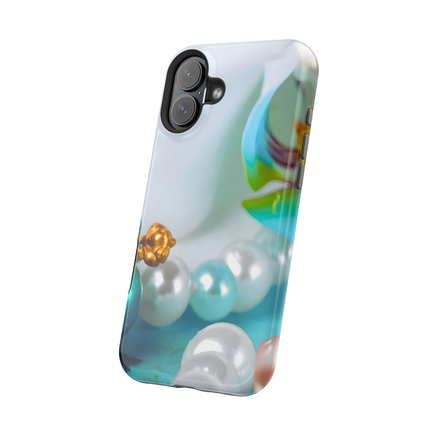 Wireless-Charging Compatible Case – Mermaid’s Pearl