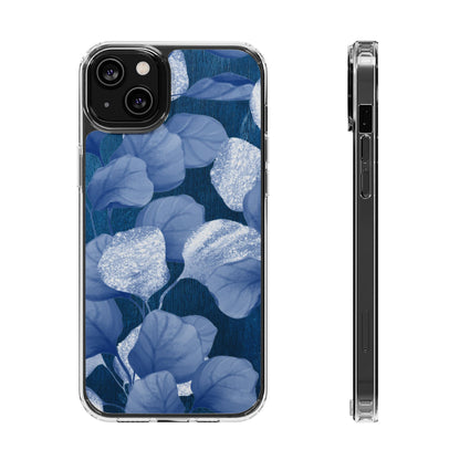 Clear Magnetic Phone Case – October Blues